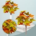 thumbnail image 2 of Uinagy Bouquet de Feuilles d'Érable Simulation, 2 of 8