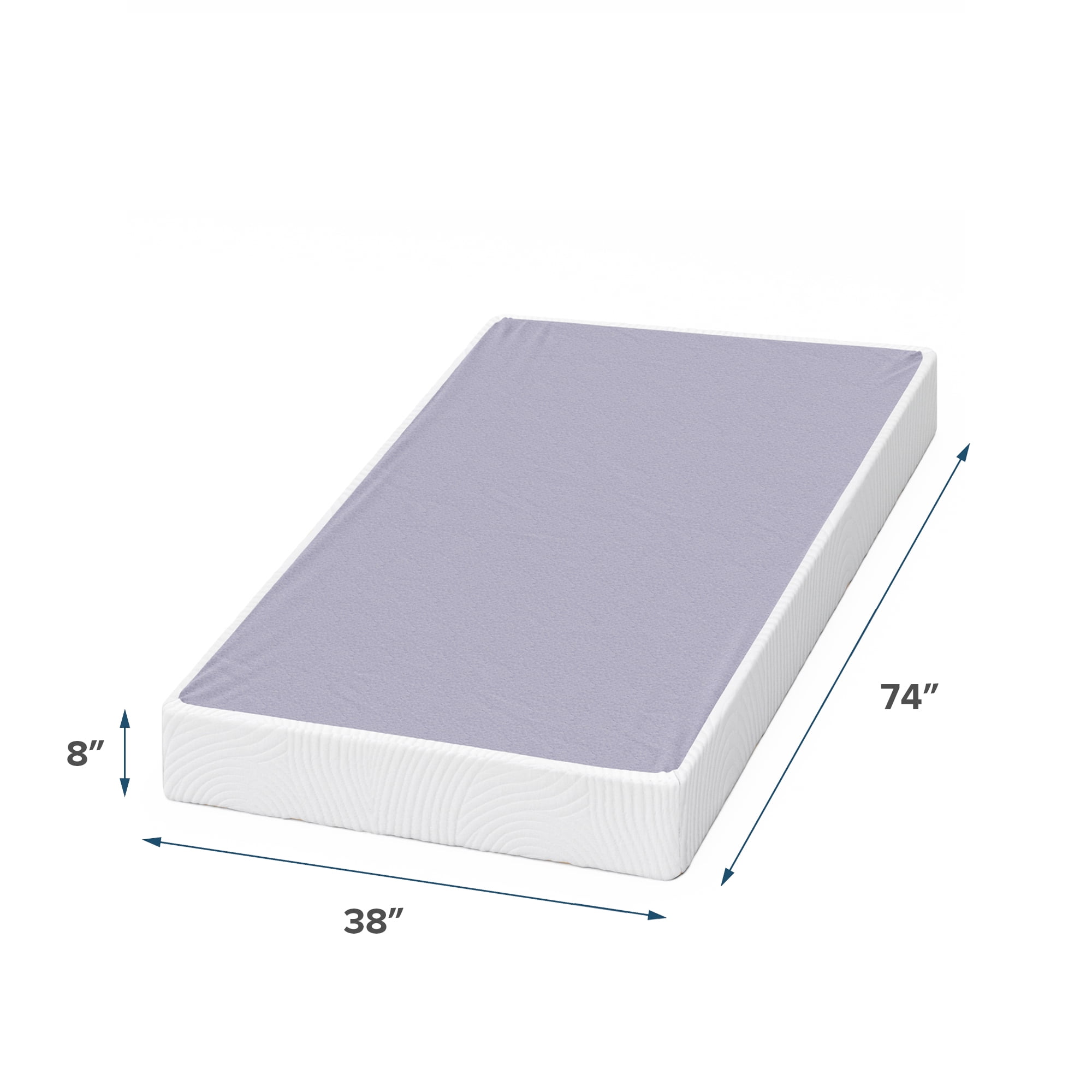 Zinus Jacob 8" Bamboo Box Spring Mattress Foundation, Twin
