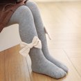 thumbnail image 5 of IROINNID Discount Girl Socks Thigh-High Socks Girls Children's Pantyhose Cute Bowknot Non-slip Keep Warm Pantyhose Bottoming Socks,Gray, 5 of 5