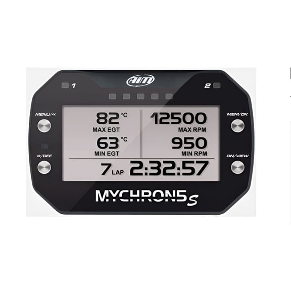 AiM MyChron5S GPS Cylinder Head Temp GoKart WiFi 4Gb Data Acquisition Lap Timer