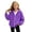 V36-Purple, variant on WhouRiu Girls Zip Up Hoodies Kids Autumn Hooded Sweatshirts With Pockets Casual Daily Wear