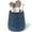 Vintage Blue, variant on 12 Oz Ceramic Makeup Brush Holders, Bathroom Vanity and Countertop, Make up Brushes Cup for Cosmetics, Lipsticks, Bathroom Vanity Desktop Storage (Vintage Blue)