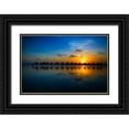 thumbnail image 1 of Wolbers, Louise 18x13 Black Ornate Wood Framed with Double Matting Museum Art Print Titled - Sunset Camel Ride, 1 of 4