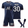 thumbnail image 2 of 22/23 Adultos Niños Fútbol Kits completos Trajes de entrenamiento de fútbol Ropa deportiva 21/22 22/23-21 22 Home Kit Messi 30-Adult L Teléfono móvil Teléfono móvil Accesorios para teléfonos móviles, 2 of 3
