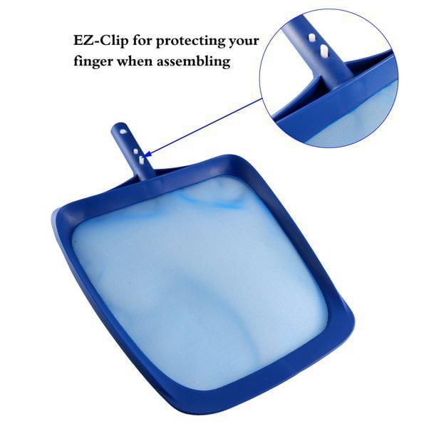 Filet d'écumoire à feuilles pour piscine Mainstays avec poteau en aluminium de 42 po