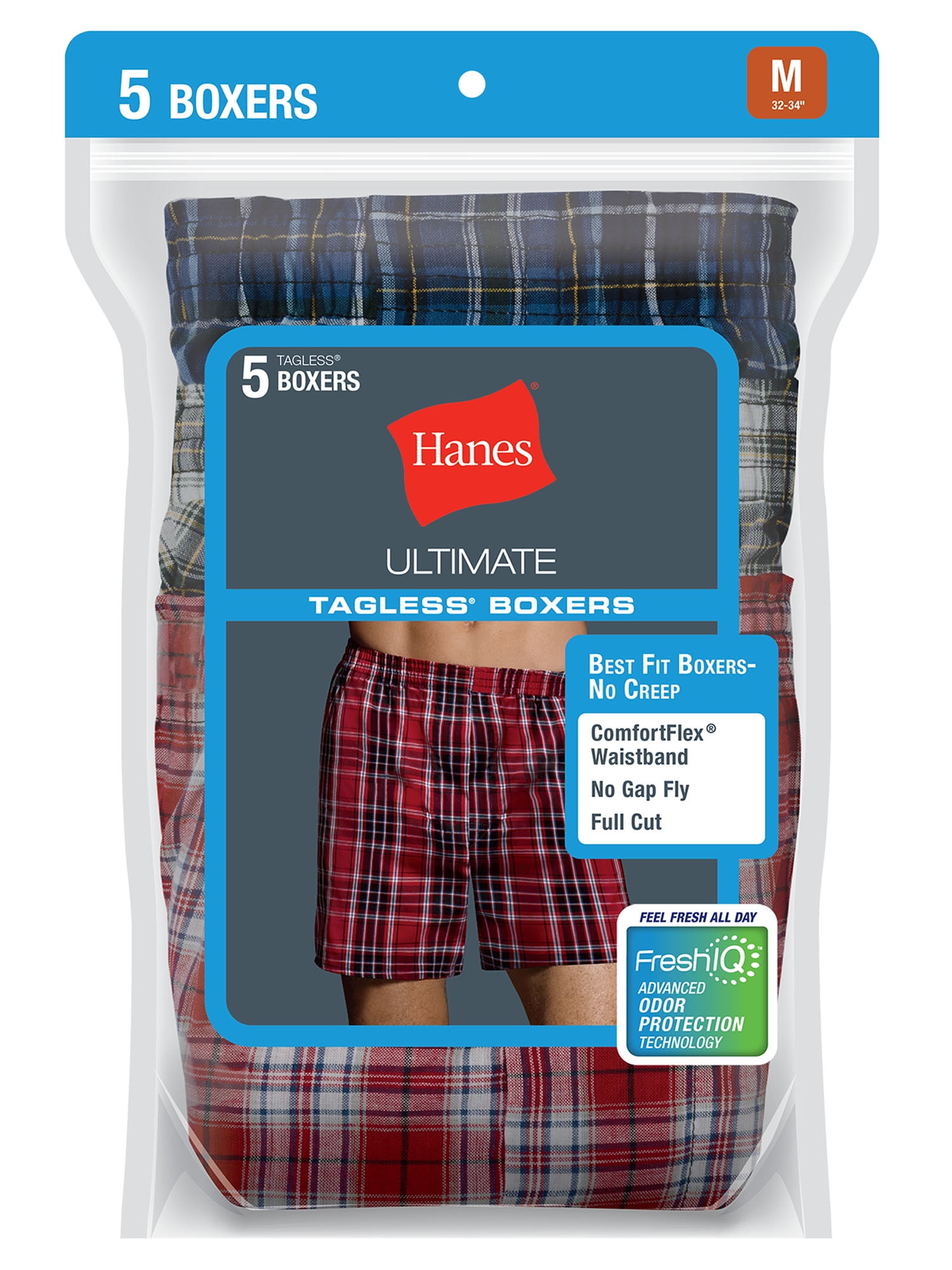 hanes tagless boxers