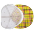 thumbnail image 5 of Decky 6017 6 Panel Mid Profile Structured Plaid Trucker Hat-105/White, 5 of 5