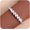 Silver, variant on Gold Silver Pearl Rhinestone Bangle Bracelet for Women, Cubic Zirconia, Style B9211