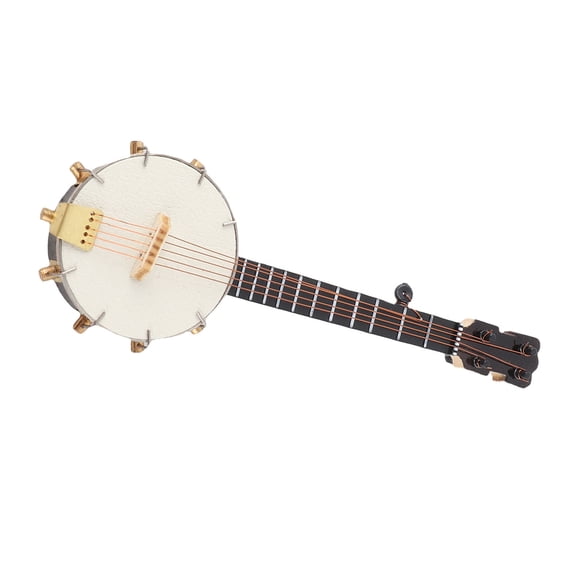 Juguetes De Mini Banjo, Apariencia De Banjo En Miniatura Apariencia Realista Exquisita Mano De Obra Hermosa Duradera Para Regalos