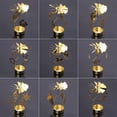 thumbnail image 3 of Yammee Rotary Candle Holder Metal Spinning Tea Lights Romantic Candlestick Ornaments, 3 of 21