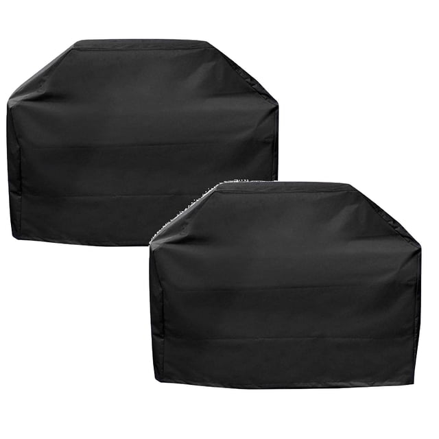 Oleegame Housse de Barbecue Robuste 2 Pcs pour Barbecue Extérieur 52 Pouces – Résistant aux Intempéries et à la Décoloration avec Sangles Réglables – Housse de Barbecue pour Charbroil E