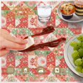 thumbnail image 6 of Pioneer Flower Floral Print Pattern Round Tablecloth 60 X 60 Inch, Wrinkle Resistant Wipeable Table Cloth for Kitchen Dining Picnic Patio Party, 6 of 6