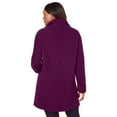 thumbnail image 3 of Roaman's Women's Plus Size Petite Plush Fleece Driving Coat, 3 of 4