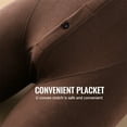 thumbnail image 2 of Jumpingount Ropa interior térmica de cuello para hombre, calzoncillos largos informales de Color sólido, conjunto de pantalones de manga larga de Ropa interior Café SG, 2 of 6