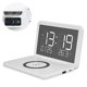 thumbnail image 2 of Reloj digital, despertador de carga inalámbrica con luz nocturna, reloj de escritorio moderno para dormitorio, sala de estar, reloj de cabecera con repetición, 2 of 4