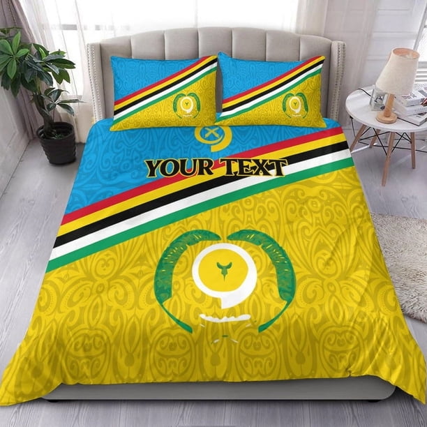 (Personalizado) Juego de cama Provincia de Vanuatu Torba - Bandera LT12