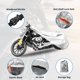 thumbnail image 4 of Cubierta de motocicleta a medida Unique Bargains 210D-PU Gris para Suzuki V-Strom 250 2022-2024 Cubierta de motocicleta impermeable para exteriores, 4 of 7