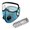 C006- Light Blue, variant on Outdoor Hiking & Workout Gear, Pollen Protection Cycling Mask with Clear Visor, Face Mask with Activated Carbon Air Filters, Windproof Mask for Motorcycling, Burgundy Breathable