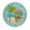 Mint Mojito, variant on Happy Hour! South Beach, Florida 3.5 Inch Iron Or Sew On Embroidered Fabric Badge Patch Ocean Beach, Salt Life Iconic Series