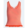 thumbnail image 5 of Free Assembly Women's and Women's Plus Ruffle Hem Knit Tank Top, Sizes XS-4X, 5 of 5