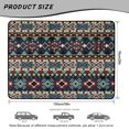 thumbnail image 7 of FOR U DESIGNS Green American Geometric Aztec Print Car Trunk Mat Non-Slip Cargo Liner Waterproof All Weather Durable Rear Trunk Protection for Most Vehicles, 7 of 7