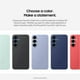thumbnail image 3 of Funda protectora de silicona para Samsung Galaxy S25, color menta, 3 of 6