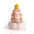 thumbnail image 1 of Spinner de árbol de Navidad de cerámica, rosa y blanco, DanceWhale, 1 of 7