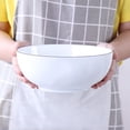thumbnail image 6 of 8 inches (60 fl oz) Black Rim Porcelain Serving Bowl Set, 6 of 8