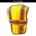 thumbnail image 2 of KwikSafety CAPITAL Hi Vis Reflective ANSI PPE Breakaway Class 2 Safety Vest Size: 4XL/5XL, Color: Yellow, 2 of 7