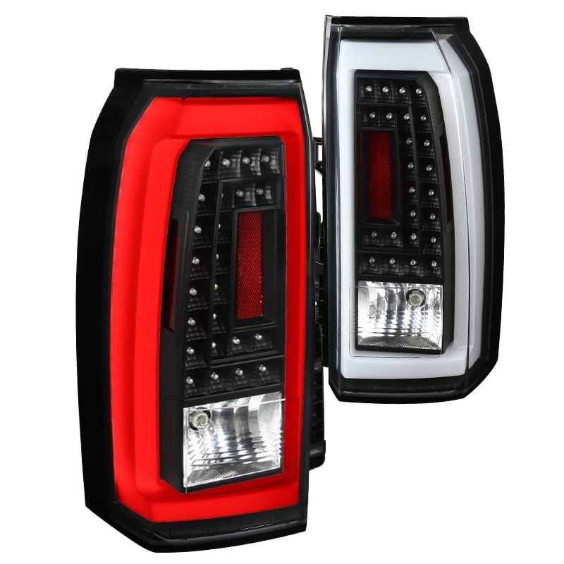 SpecD Tuning Black 20152018 Gmc Yukon Xl Led Tail Lights Rear Brake