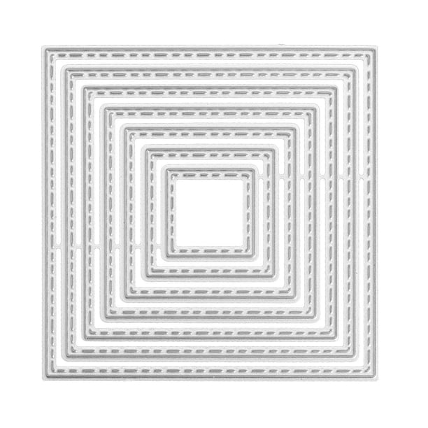 Cuadros Decorativos Troqueles de corte de Metal con marco circular para troqueles de tarjetas de Scrapbooking DIY (AB0045) Tmvgtek embutido en tela