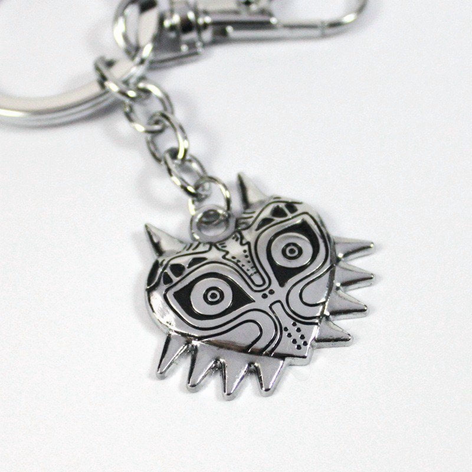 FEIDIAO Schlüsselanhänger Majora's Mask – Aus Zink-Legierung, 4,5x5 Cm, Metallschild, Geschenkidee