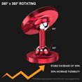 thumbnail image 3 of Decodeary Car Dashboard Phone Holder Stand Cellphone Universal Mount Florescent/Silicone Type Red Silicone models, 3 of 9