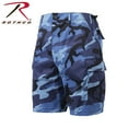 thumbnail image 3 of Rothco Colored Camo BDU Shorts,Sky Blue Camo,X-Large, 3 of 3