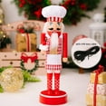 thumbnail image 2 of 1PC Christmas Decoration 11" Lighted Nutcracker Soldier/King Ornament Figure Puppet with LED Light Sculpture for Indoor Living Room Dining Table Fireplace Decoration, 2 of 9
