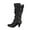 Black-B, variant on 2025 Shoes Boots Tapered Women's Boots for Women Calf High Booties for Women Heel Knee High Riding Boots for Women Boots High Heel Boots Women Knee High Flat Retro Women's Boots