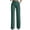 *Green, variant on Women's High Waist Wide Leg Dress Pants,Button Fly Straight Leg Work Trousers For Women,Ladies Stretchy Office Palazzo Pants with Pockets,Black,S-3XL