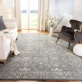 thumbnail image 1 of SAFAVIEH Evoke Collection 6'7" Square Grey/Ivory EVK270S Shabby Chic Distressed Non-Shedding Living Room Bedroom Dining Home Office Area Rug, 1 of 2