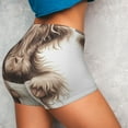 thumbnail image 4 of Balery Relaxed Cute Cow Reading Pantalones cortos de entrenamiento estampados para mujer, sin costuras, ajustados, para gimnasio, yoga, correr, deportes, ejercicio activo, fitness.-Small, 4 of 8