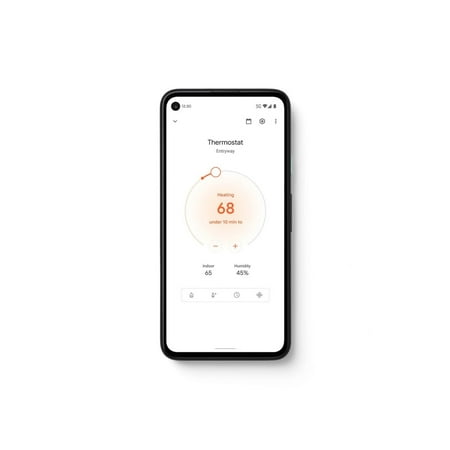 Google Nest Smart Thermostat with Bonus Trim Kit (Snow)