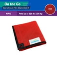 thumbnail image 2 of Coolaroo On the Go Elevated Pet Bed Replacement Cover, King, Red, 2 of 5