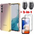 thumbnail image 3 of [stock Listo] Samsung Galaxy M54 M14 5G A54 A34 A14 5G A24 5 En 1 Funda De Silicona A Prueba De Golpes 9D Cubierta De Vidrio Templado, 3 of 3
