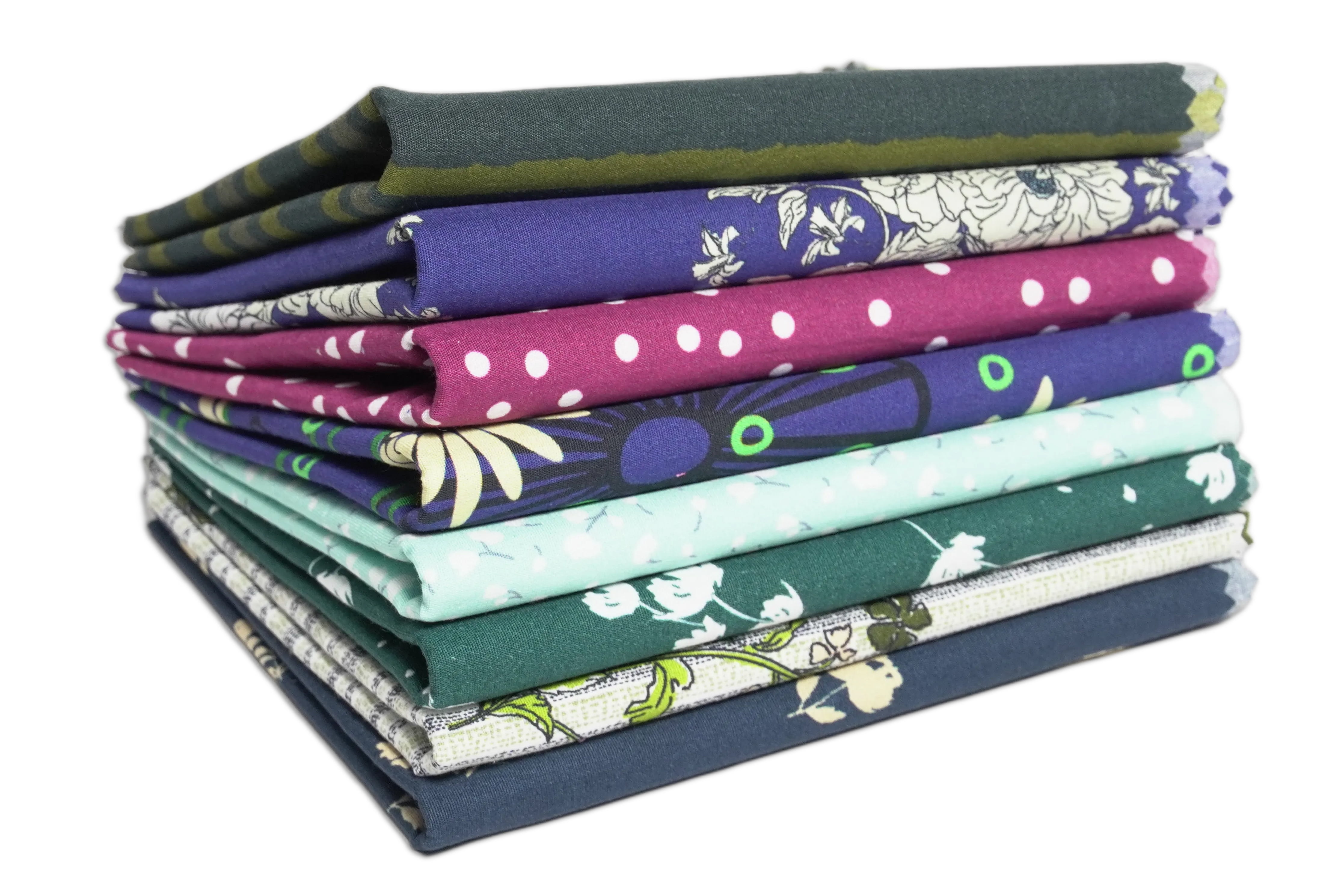 Soimoi 8 Pc Fat Quarter Bundle- Florals Print 18"x 22" DIY Patchwork- 100% Cotton Pre-Cut Quilting Fabric Multicolor