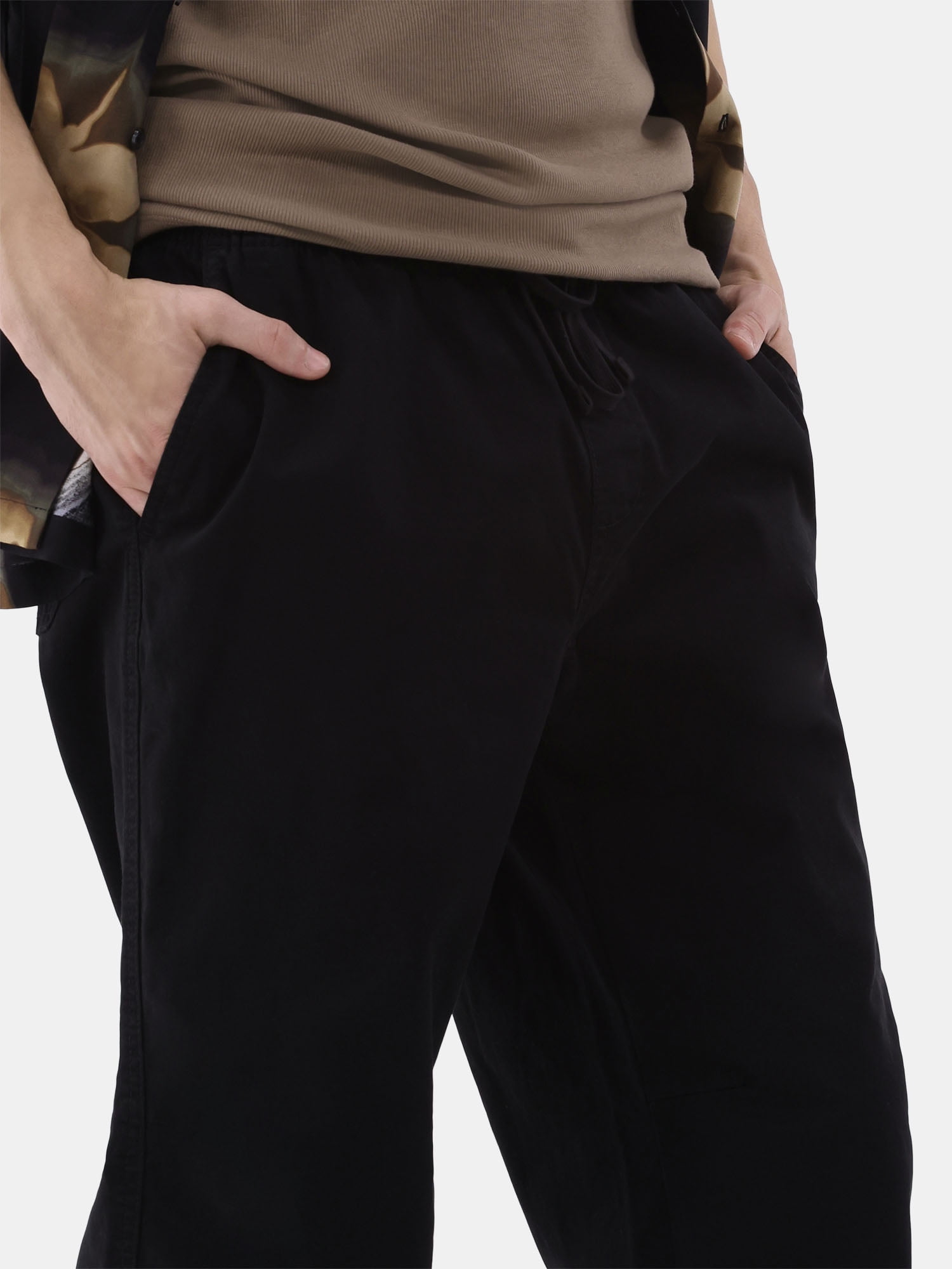 No Boundaries Cotton Blend Twill Joggers, Men's and Big Men's Sizes XS-3XL
