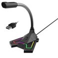thumbnail image 3 of Baohd Computer Microphone with Atmosphere Light Laptop Desktop Computers Microphone Universal Flexible Adjustment USB Microphone For Meeting Online Chatting Video Conference Recording, 3 of 8