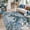 Blue crocodile, variant on Fnova Boho Crocodile Print 5x7 Area Rugs for Living Room, Washable Blue Vintage Soft Rug for Bedroom Dining Room, Non-Slip Low Pile Large Indoor Carpet for Office Playroom, Oeko-Tex Certified