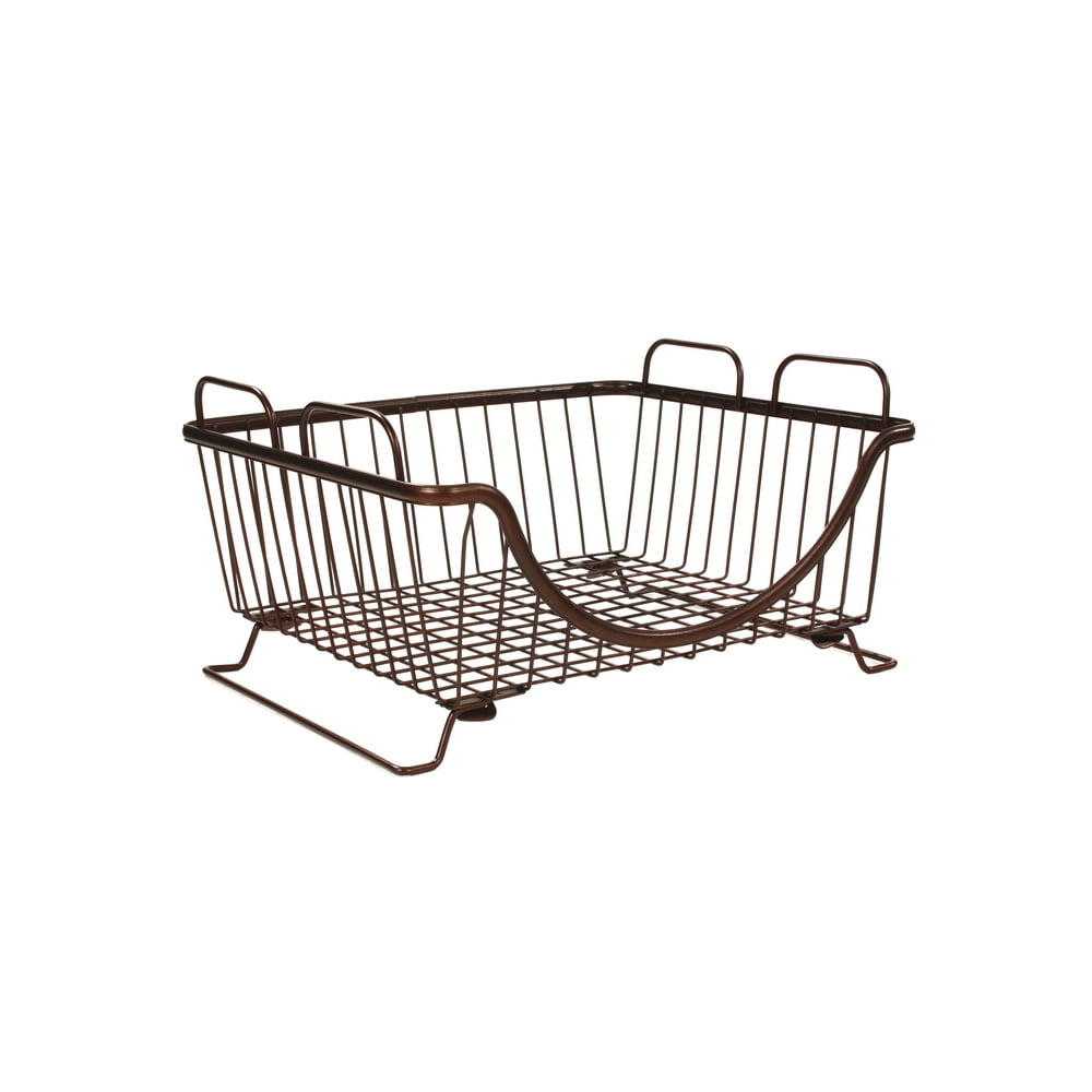 Spectrum Diversified Ashley Stackable Tray, Wire Basket With Raised