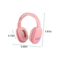 thumbnail image 3 of Wireless Bluetooth Headphones for Kids with 30H Battery Life, 85dB Safe Volume Limit, Built-in Microphone - Kids On-Ear Earphones for iPhone, iPad, Fire Tablet & More, 3 of 7
