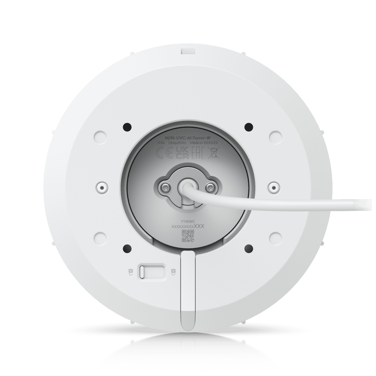 Ubiquiti UniFi 8 Megapixel Outdoor 4K Network Camera, Color, Turret, White