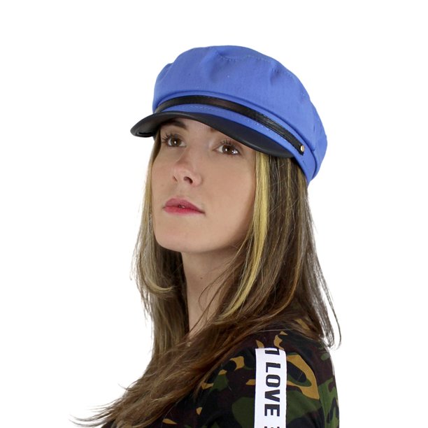 Women S Newsboy Cap Pu Brim Baker Boy Hat One Size Walmart Com Walmart Com